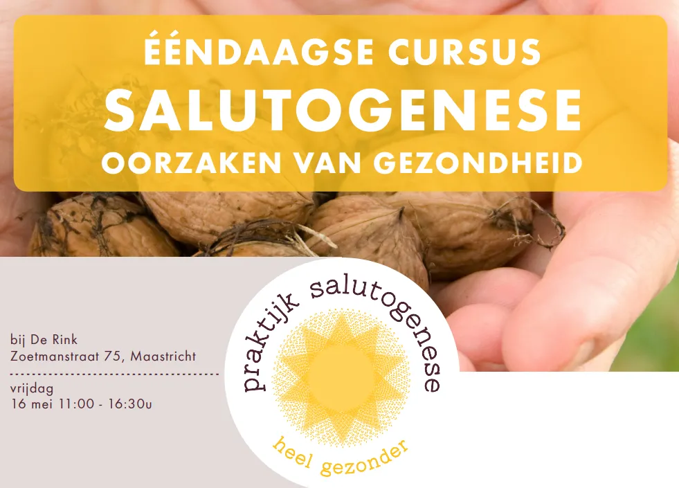Eendaagse cursus Salutogenese oorzaken van gezondheid